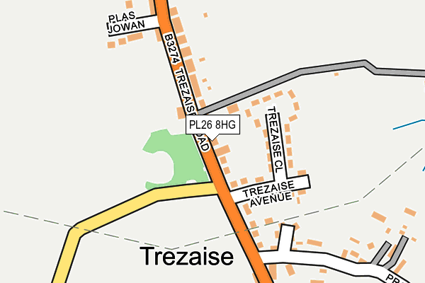 PL26 8HG map - OS OpenMap – Local (Ordnance Survey)