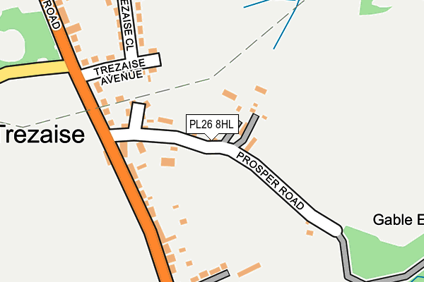 PL26 8HL map - OS OpenMap – Local (Ordnance Survey)