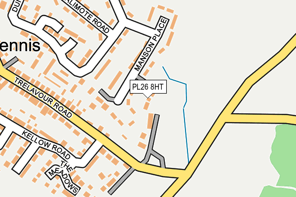 PL26 8HT map - OS OpenMap – Local (Ordnance Survey)