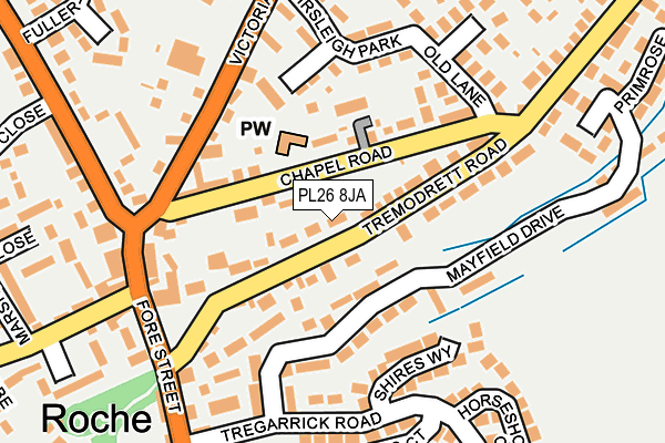 PL26 8JA map - OS OpenMap – Local (Ordnance Survey)