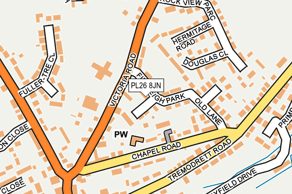 PL26 8JN map - OS OpenMap – Local (Ordnance Survey)