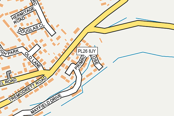 PL26 8JY map - OS OpenMap – Local (Ordnance Survey)