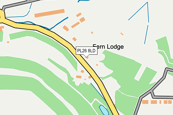 PL26 8LD map - OS OpenMap – Local (Ordnance Survey)