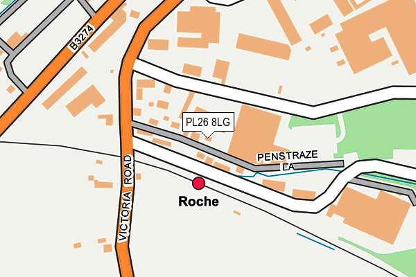 PL26 8LG map - OS OpenMap – Local (Ordnance Survey)