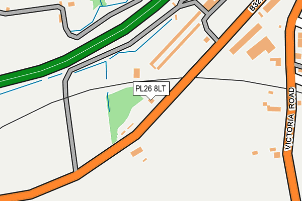 PL26 8LT map - OS OpenMap – Local (Ordnance Survey)