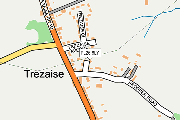 PL26 8LY map - OS OpenMap – Local (Ordnance Survey)