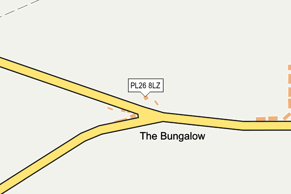 PL26 8LZ map - OS OpenMap – Local (Ordnance Survey)