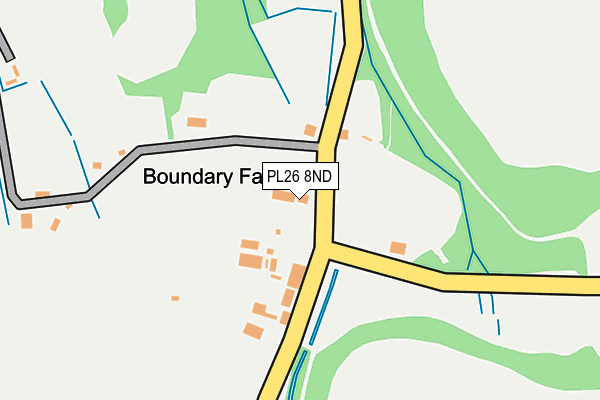PL26 8ND map - OS OpenMap – Local (Ordnance Survey)