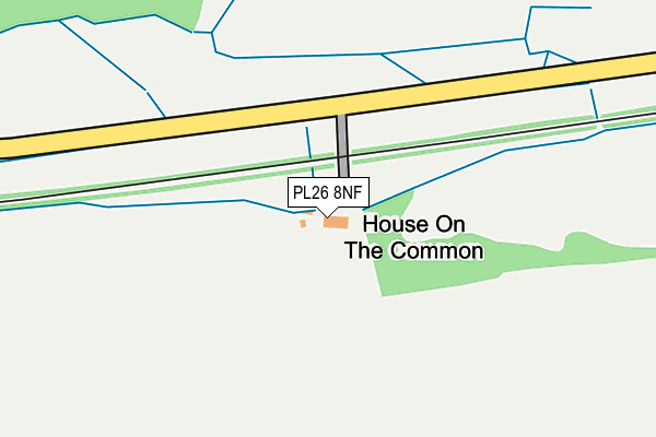 PL26 8NF map - OS OpenMap – Local (Ordnance Survey)