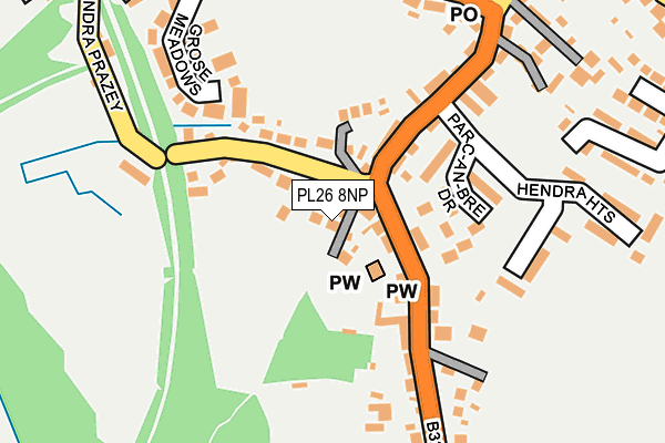 PL26 8NP map - OS OpenMap – Local (Ordnance Survey)