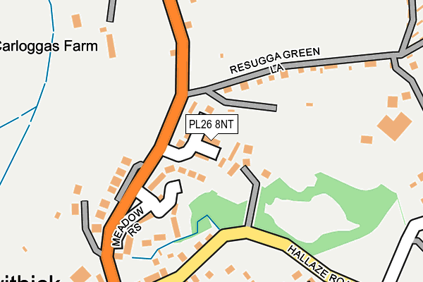 PL26 8NT map - OS OpenMap – Local (Ordnance Survey)