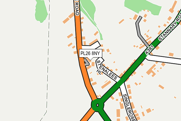 PL26 8NY map - OS OpenMap – Local (Ordnance Survey)