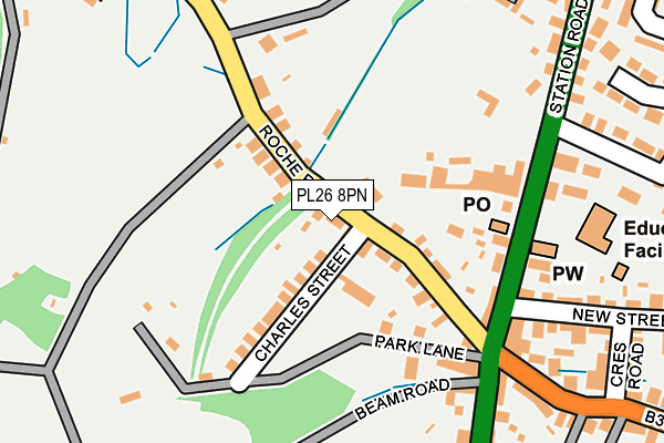 PL26 8PN map - OS OpenMap – Local (Ordnance Survey)