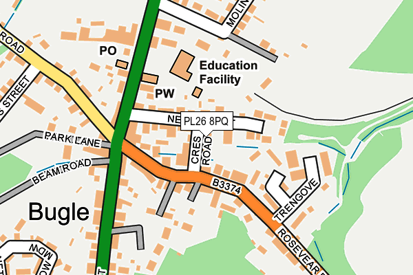 PL26 8PQ map - OS OpenMap – Local (Ordnance Survey)