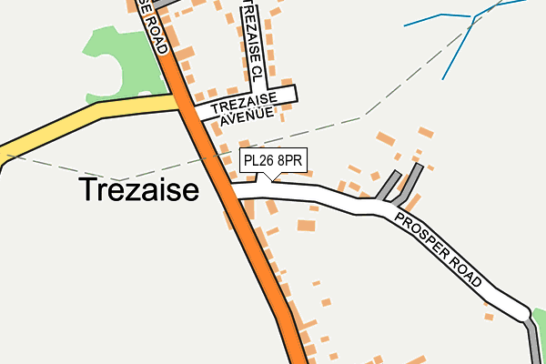 PL26 8PR map - OS OpenMap – Local (Ordnance Survey)