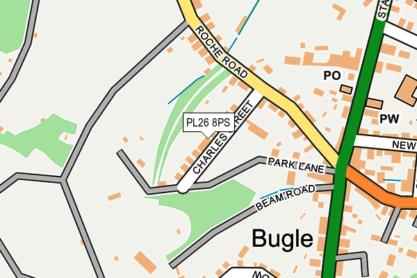 PL26 8PS map - OS OpenMap – Local (Ordnance Survey)