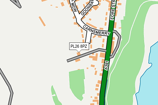 PL26 8PZ map - OS OpenMap – Local (Ordnance Survey)