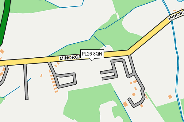 PL26 8QN map - OS OpenMap – Local (Ordnance Survey)