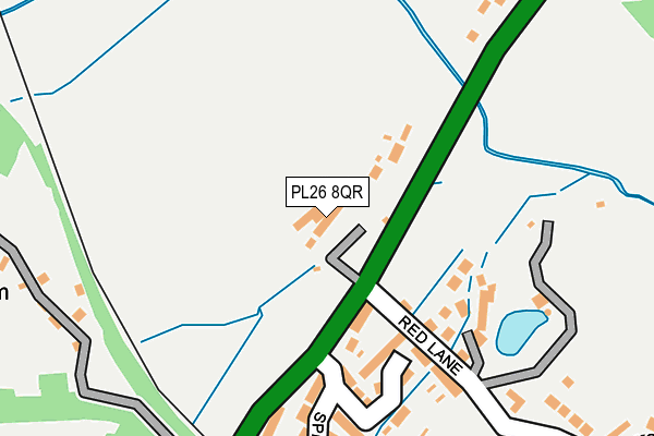 PL26 8QR map - OS OpenMap – Local (Ordnance Survey)