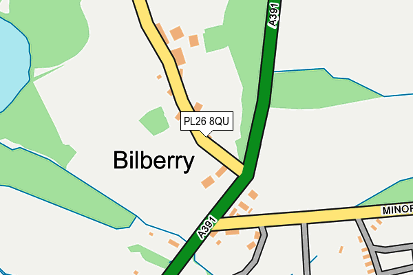 PL26 8QU map - OS OpenMap – Local (Ordnance Survey)