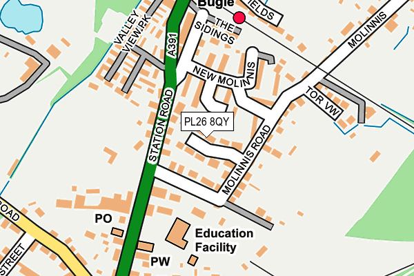 PL26 8QY map - OS OpenMap – Local (Ordnance Survey)