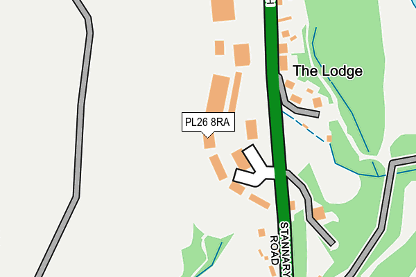PL26 8RA map - OS OpenMap – Local (Ordnance Survey)