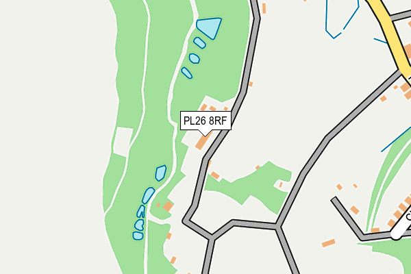 PL26 8RF map - OS OpenMap – Local (Ordnance Survey)