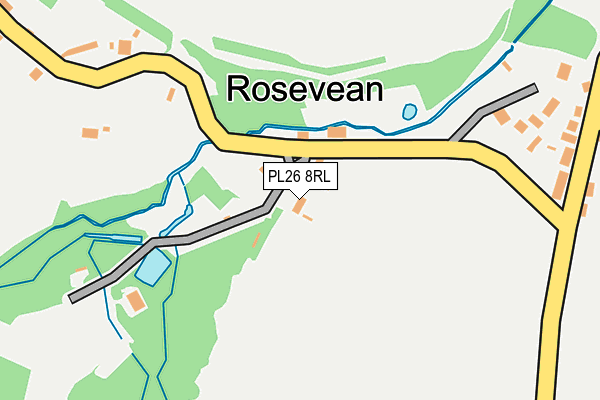 PL26 8RL map - OS OpenMap – Local (Ordnance Survey)