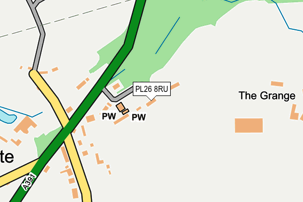 PL26 8RU map - OS OpenMap – Local (Ordnance Survey)