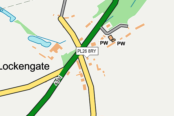 PL26 8RY map - OS OpenMap – Local (Ordnance Survey)