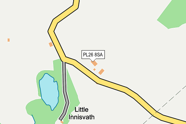 PL26 8SA map - OS OpenMap – Local (Ordnance Survey)