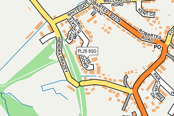 PL26 8SG map - OS OpenMap – Local (Ordnance Survey)