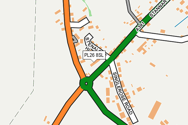 PL26 8SL map - OS OpenMap – Local (Ordnance Survey)