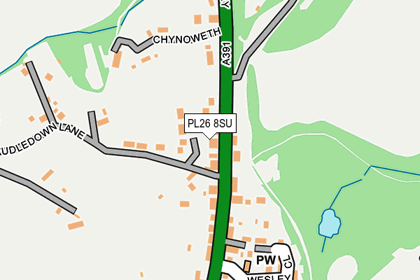 PL26 8SU map - OS OpenMap – Local (Ordnance Survey)