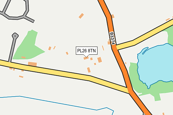 PL26 8TN map - OS OpenMap – Local (Ordnance Survey)