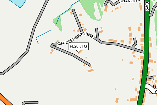 PL26 8TQ map - OS OpenMap – Local (Ordnance Survey)