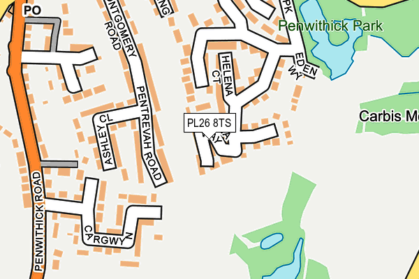PL26 8TS map - OS OpenMap – Local (Ordnance Survey)