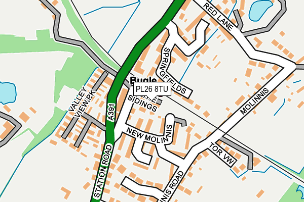 PL26 8TU map - OS OpenMap – Local (Ordnance Survey)