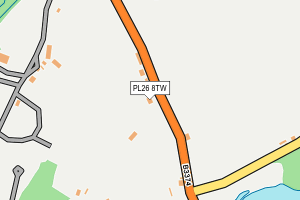 PL26 8TW map - OS OpenMap – Local (Ordnance Survey)