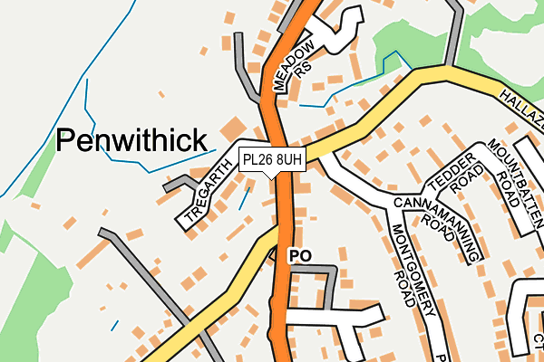 PL26 8UH map - OS OpenMap – Local (Ordnance Survey)