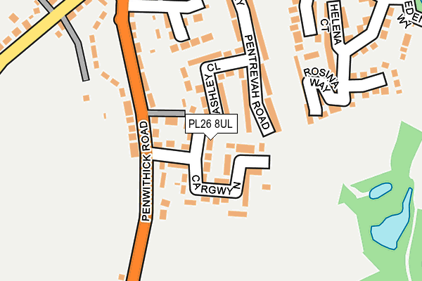 PL26 8UL map - OS OpenMap – Local (Ordnance Survey)