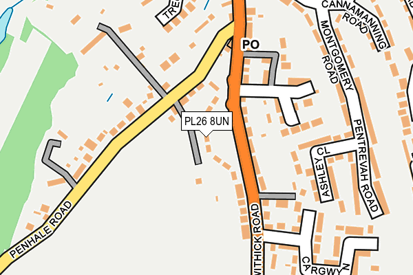 PL26 8UN map - OS OpenMap – Local (Ordnance Survey)