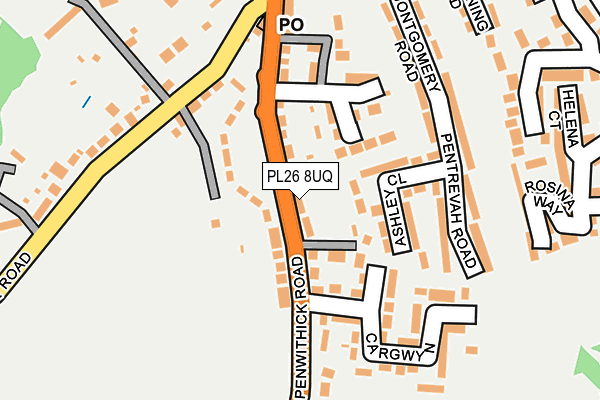 PL26 8UQ map - OS OpenMap – Local (Ordnance Survey)
