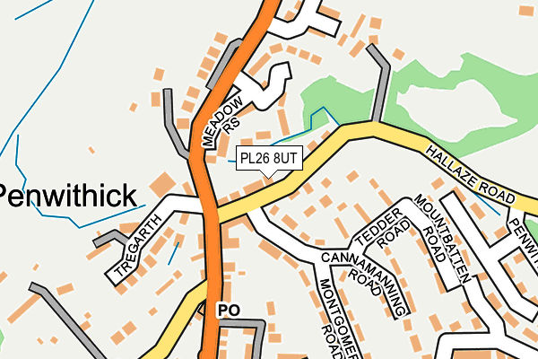 PL26 8UT map - OS OpenMap – Local (Ordnance Survey)