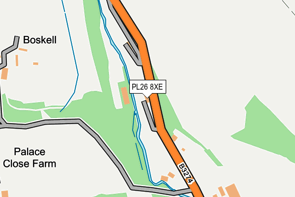 PL26 8XE map - OS OpenMap – Local (Ordnance Survey)