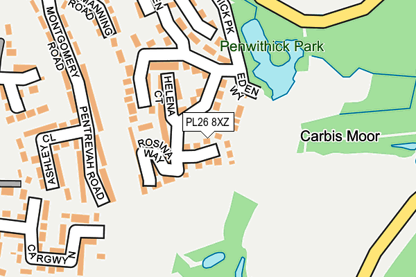 PL26 8XZ map - OS OpenMap – Local (Ordnance Survey)
