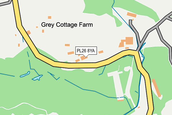 PL26 8YA map - OS OpenMap – Local (Ordnance Survey)