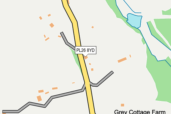 PL26 8YD map - OS OpenMap – Local (Ordnance Survey)
