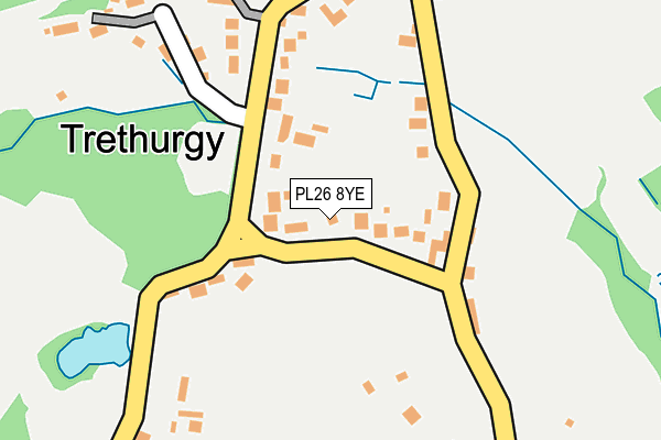 PL26 8YE map - OS OpenMap – Local (Ordnance Survey)