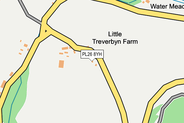 PL26 8YH map - OS OpenMap – Local (Ordnance Survey)